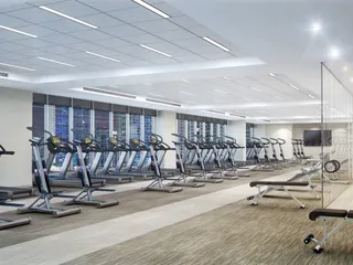 Amenity-level fitness center