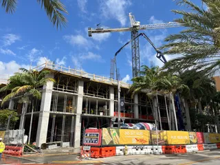 Vertical construction progress
