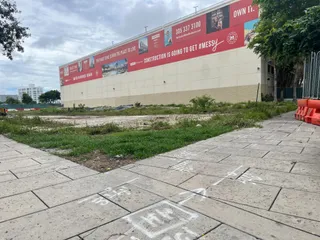 Existing site and project signage